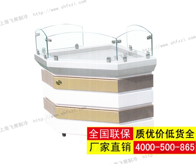 不锈钢转角展示柜XC-F-Z