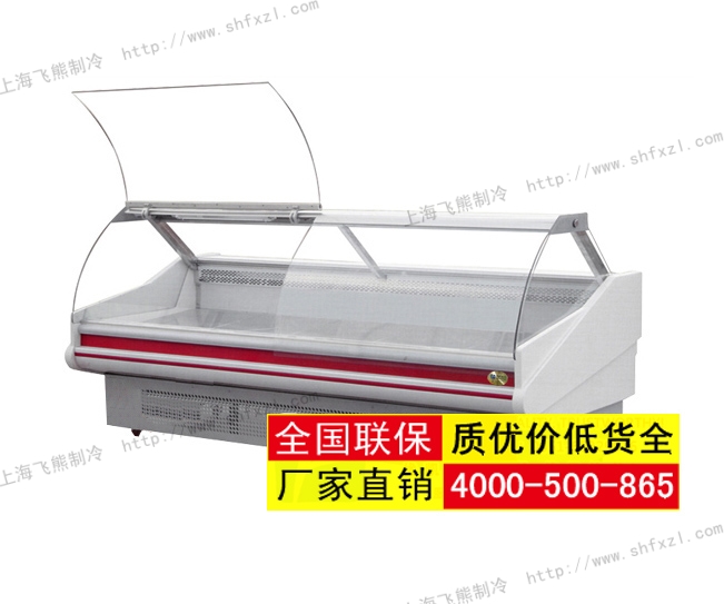 前翻盖熟食柜