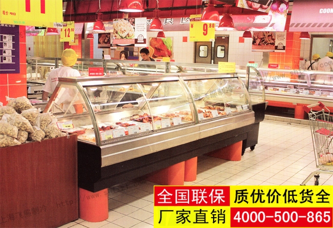 全自动弧面熟食柜现场图1
