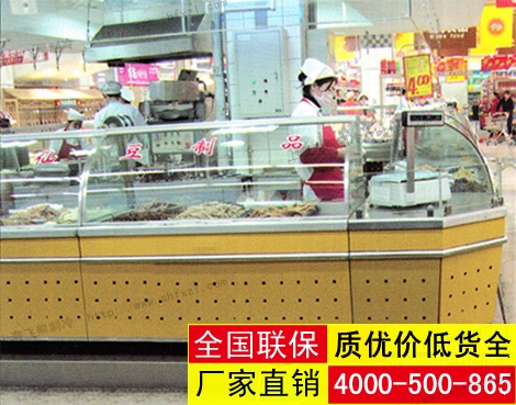 不锈钢橱柜超市现场1