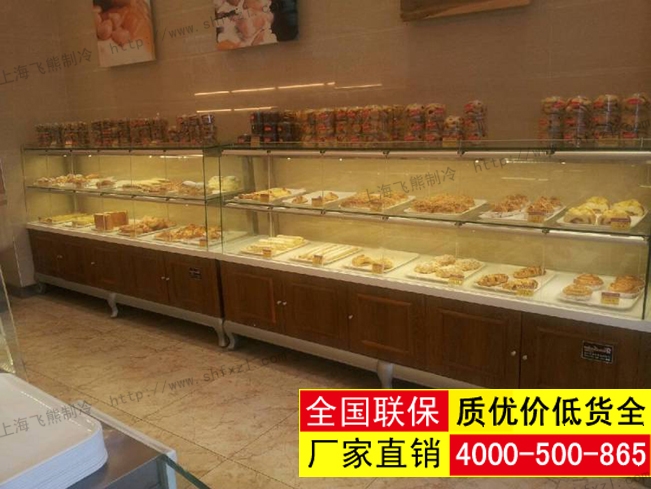 欧式单边面包柜实景图